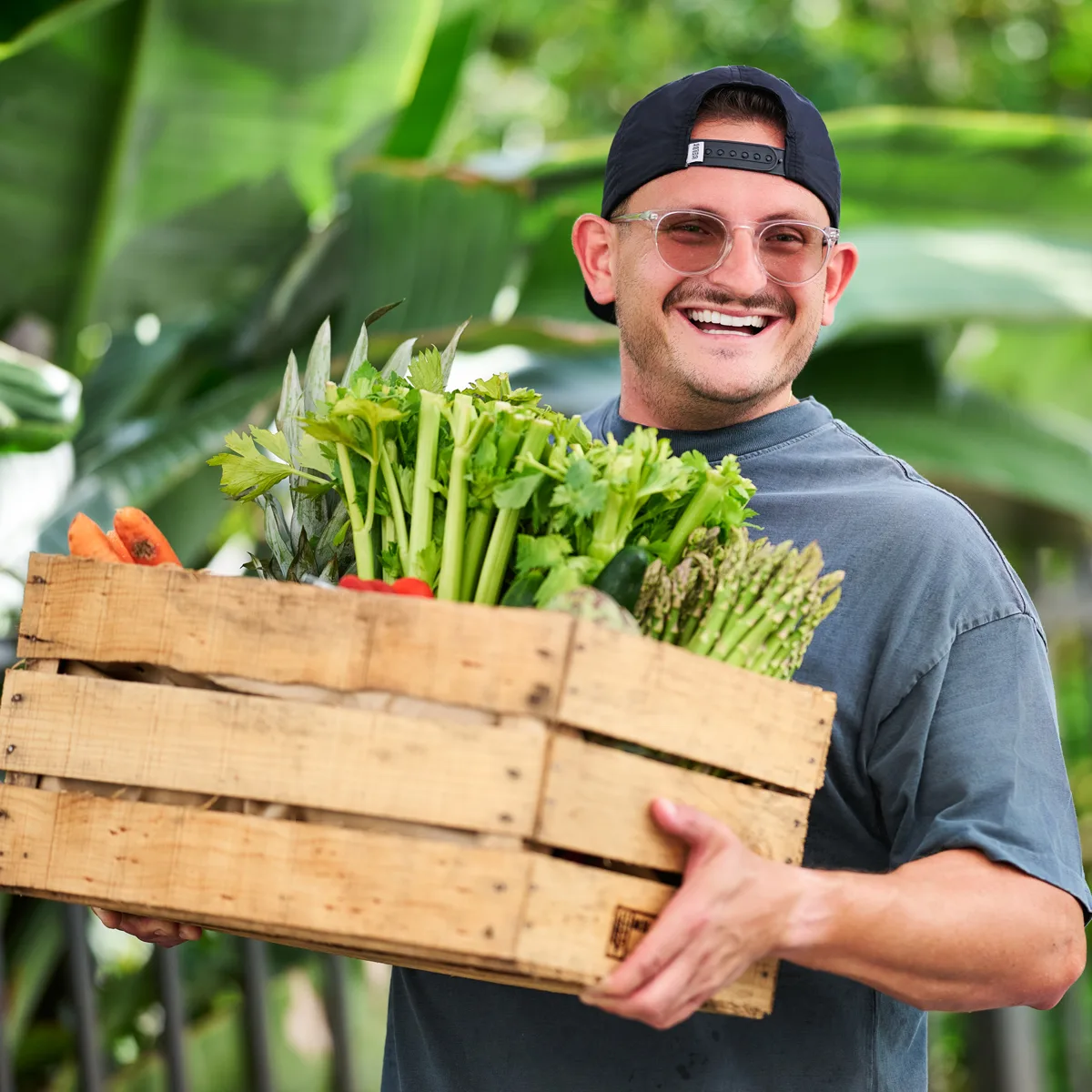 Local farmer delivering fresh produce to Headwaters