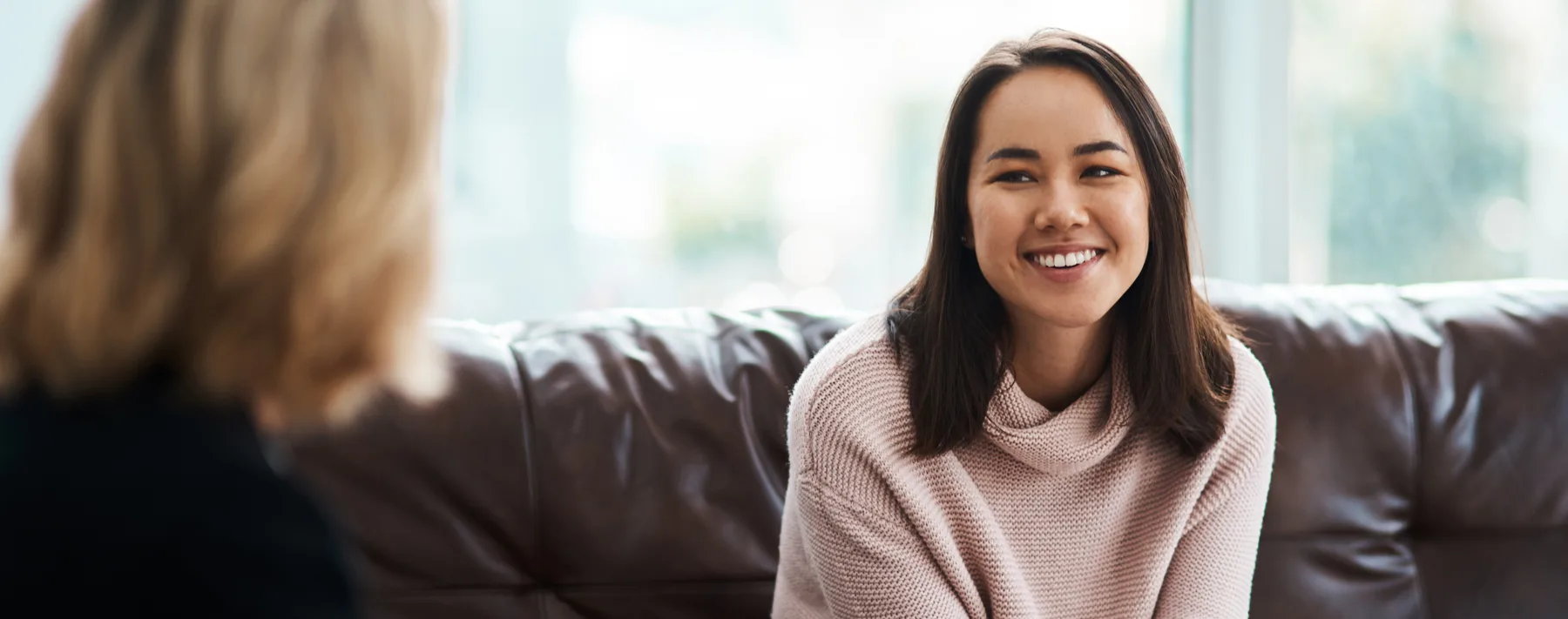 Woman in therapy session