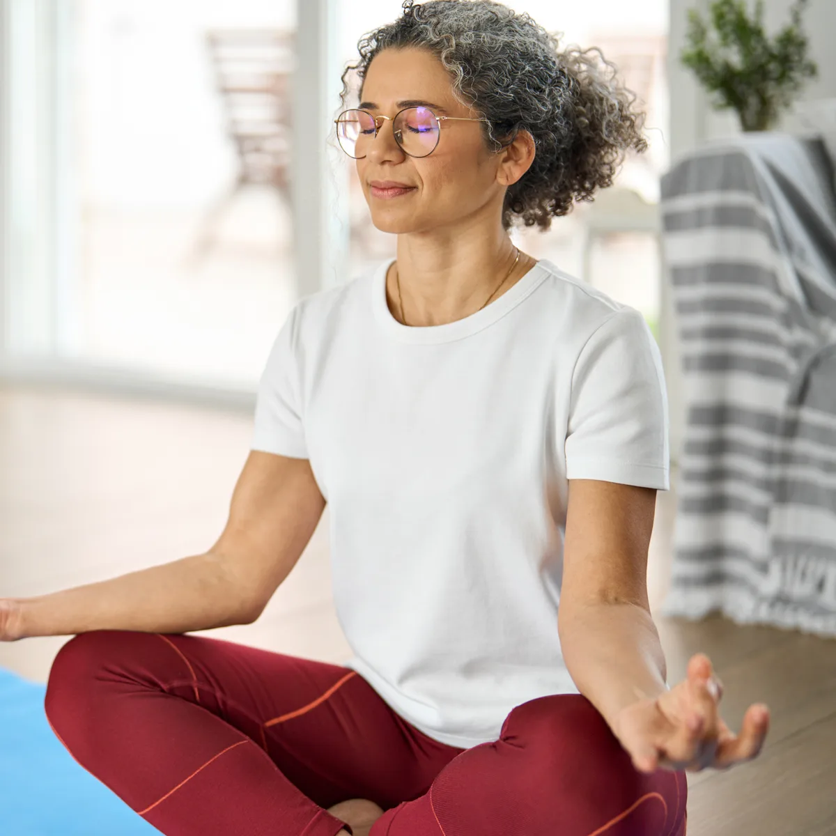 Woman doing yoga