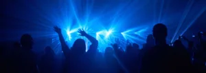 group of people at a rave