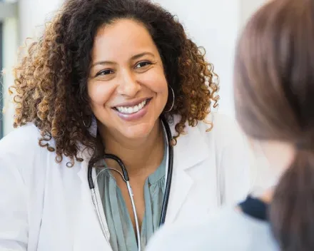 Doctor consulting with a patient